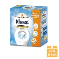 在飛比找momo購物網優惠-【Kleenex 舒潔】濕式衛生紙 46抽*14包/箱