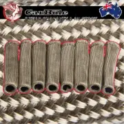 2500° Titanium SPARK PLUG WIRE BOOTS HEAT SHIELD PROTECTOR SLEEVE SBC BBC 350 X8