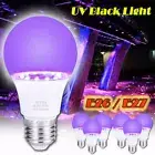 E26 E27 LED UV Light Bulb Ultra Violet Blacklight Bulb Neon Glow in the Dark US