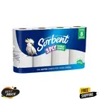 Sorbent 3PLY Double Length Toilet Paper - 8 Pack