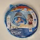 SwimWays Baby Spring Swim Float Sun Canopy Swimming Pool Splash Lounge w Carrier