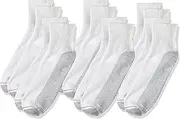 [Hanes] Men's Big & Tall Cushion Ankle Socks 6-Pack 145/6
