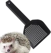 Cat Litter Scoop - Set of 2 Cat Litter Box Cleaning Tool | Hole Hook Design Cat Litter Scooper with Handle | Reptile Poop Scoop for Easy Sand Shoveling (Small)