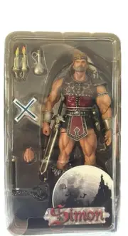 NECA Castlevania Simon Belmont Action Figure 7" Unused