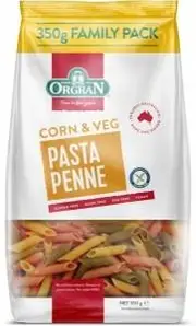 Orgran Pasta Corn & Veg Penne G/F 350g
