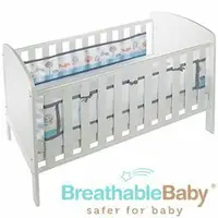 在飛比找樂天市場購物網優惠-英國【BreathableBaby】透氣嬰兒床圍 兩側型 (