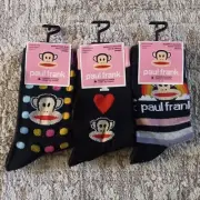 Paul Frank Women's Crew Socks Size 6-9.5