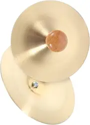 Abaodam Traditional 7cm Australian Cymbals Handheld Mini Percussion for Bands Rhythm and Cultural Performances