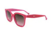 Sunglasses Carolina Herrera HER 0225/G/S 45X RED PEARLED PINK 54/20/145 WOMAN red/pink 54 mm