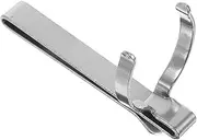 Gatuida Hat Clip Flashlight Replacement Clamp for Flashlight Key Flashlight Mount Belt Clip Duty Camping Holder Flashlight Fixing Waist Multipurpose Belt Flashlight Silver Stainless Steel