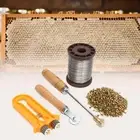 Bee Frame Wire Tool Set Bee Embedder for Garden Beekeeper Yard