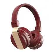 B17 Stereo FM Radio Tf Card Wireless bluetooth 4.0 Headset Headphone With Mic RED COLOR