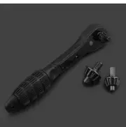 2 in Drill Chuck Key Wrench Double-use Ratchet Spanner Wrench for Drill Press