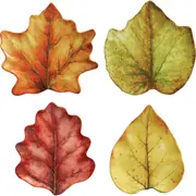 Juliska Forest Walk Set of 4 Leaf Plates