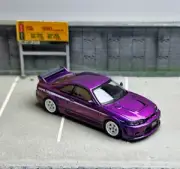 AU Inno 1:64 JDM Purple HK GTR R33 Nismo 400R Sports Model Diecast Metal Car New