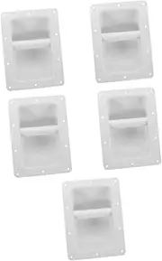 Cabilock 5pcs Speaker Handle Speakers Speaker Supplies Speaker Replacement Handle Handle Amplifier Handle Audio Speaker Side Handle Audio Speaker Parts Handle Parts White Iron