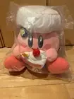 Ichiban Kuji Kirby Café PETIT A Prize Mogu Mogu Pink Short Cake Kirby Plush toy