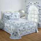 3PC Better Trends 100% Cotton Bloomfield Collection Tufted Chenille 3PC Set