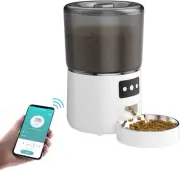 Automatic Cat Food Dispenser, 4L Smart Wifi Pet Feeder with APP Control for R...
