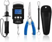 Fishing Tool Kit Include 1 Piece Fish Plier with Sheath 1 Piece Fish Lip Gripper