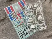 TAMIYA 1/10 FIGHTER NXGEN DT-04 DECAL STICKER SHEET W/DRIVER FIGURE RC BUGGY TRF