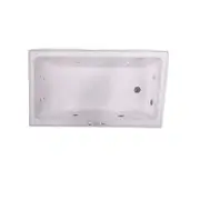 Grandismo 1400*820*520mm Gloss White Acrylic 6/10/12 Jets Drop in Spa Bath Tub