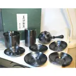 SHINKO~新光堂~BC124~日本製造~急須~泡茶壺~建水~茶筒~茶拖~純銅茶具~超商取貨免運~