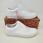 Unisex Vans Old Skool Classic 'White' Tumble Shoes / Mens 7.5, Wmns 9
