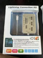 4 in1 USB Camera Connection Kit Micro SD Card Reader Adapter for iPad iPhone IOS