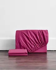 Berry Organic Cotton Fitted Sheet Set