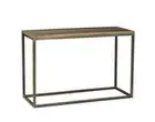 Paradise Rustic Distressed Console Table Natural Solid mango wood & metal