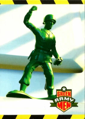TOY STORY SERIES 1, 1995 SKYBOX PIXAR, TRADING CARD # 41, GREEN ARMY MEN