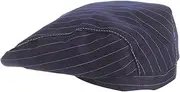 [LIFKOME] Comfortable Chef Hat with Stripe Design Unisex Cooking Hat for Professionals Kitchen Restaurant and Shop Durable Material Simple Style Chef Hat for Chefs Dark Blue