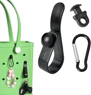 Sdopbinbin Bogg Bag Accessories Charm for Adult Women Bogg Bag Key Holder for Female Girls Insert Hook for Beach Bag Keychain Holder for Teens Lady Bogg Bag 2PCS Charm Hooks Set