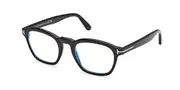 Tom Ford FT6033-B Blue-Light Block 001 Men's Glasses Black Size 51 - Private Health Rebate - Blue Light Block Available