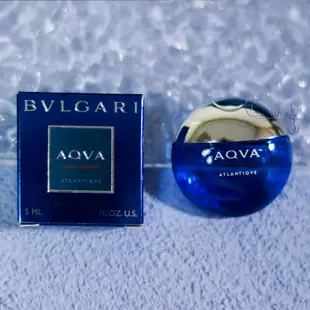 BVLGARI 寶格麗 勁藍水能量 Aqva Atlantiqve 男性淡香水 5ml 沾式 Q香 香水