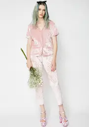 [Aegean Apparel] Blush Crushin' Hard PJ Set
