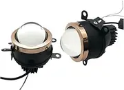 3.0 Inch Led Car Fog Projector Bi-Lens Led Fog Lights Compatible for Toyota Ford 90W Led Headlights Bulbs Fog Lamps H/L Beam Auto Headlamps