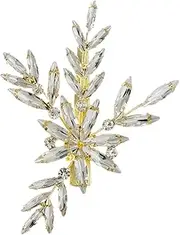 TEMPNAP Hair Accessories Duckbill Clip Large Hair Barrette Clips Hair Clips Unique Hair Barrettes for Women Pin Wedding Fancy Color Hair Barrettes for Women Thick Hair Bridal Prom Alloy