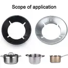 Stainless Steel Wok Ring Universal Size Wok Rack For Gas Stove Fry Pan Round 6"