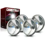 5.75" 5-3/4 Halogen Headlight Hi/Lo Sealed Beam Projector for Ford Mustang 1969 (for: Fiat)