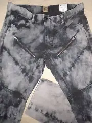 PRPS GOODS CO. BARRACUDA Zippered 7 Pockets Moto Pants Mens 36 x 32.5 Orig.$325+