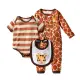 【baby童衣】任選 條紋動物裝連身衣 3件套 61037(長頸鹿)