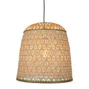 [Florabelle Living] Easton Ceiling Pendant Shade White Medium W/ Lamp Holder & Canopy