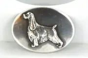 CONCHO 10 PIECES Springer Spaniel Dog Silver Large Conchos- NEW