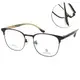 SEROVA 光學眼鏡 設計眉框款(霧黑-金)#SL1005 C10