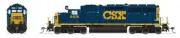 Broadway Limited HO 7640 EMD SD40, CSX 8406, YN3 Scheme, Paragon4 Sound/DC/DCC