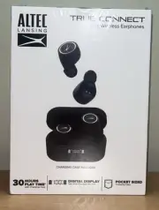 Altec Lansing True Connect Truly Wireless Earbuds Earphones MZX635N-BLK NIB