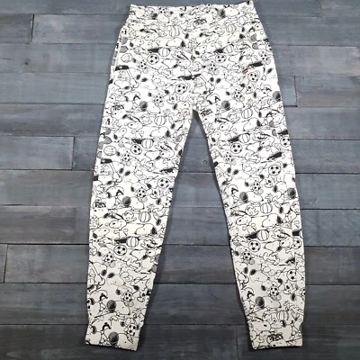 LEVIS x PEANUTS Snoopy Tapered Sweatpants Joggers Womens SMALL White Black Uni