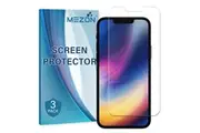 [Set of 3] Apple iPhone 13 Mini (5.4") Ultra Clear Screen Protector Film by MEZON Case Friendly, Shock Absorption (iPhone 13 Mini, Clear)